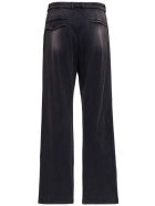 Balenciaga Slim Trousers In Black Washed Cotton Balenciaga Slim Trousers In Black Washed Cotton - Black