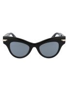 Bv1004s Sunglasses Bottega Veneta Bv1004s Sunglasses - 006 BLACK BLACK SILVER