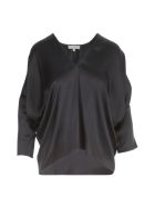 Antonelli Silk V Neck 3/4s Shirt Antonelli Silk V Neck 3/4s Shirt - Blue