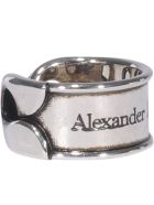 Alexander Mcqueen Logo Ring Alexander McQueen Logo Ring - Silver