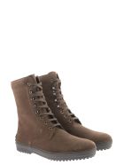 Tod's Winter Rubber Boots In Suede Leather Tod's Winter Rubber Boots In Suede Leather - Brown