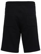 Balmain Jersey Bermuda Shorts With Logo Balmain Jersey Bermuda Shorts With Logo - Black