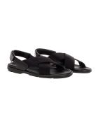 Prada Double Crisscross Band Sandals Prada Double Crisscross Band Sandals - BLACK