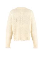 Alanui Crew-neck Wool Sweater Alanui Crew-neck Wool Sweater - panna