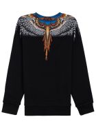 Marcelo Burlon Grizzly Wings Black Cotton Sweatshirt Marcelo Burlon Grizzly Wings Black Cotton Sweatshirt - Black