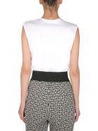 Balmain Crew Neck T-shirt Balmain Crew Neck T-shirt - Bianco/nero