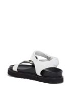 Moncler Flavia White Sandals With Logo Moncler Flavia White Sandals With Logo - White