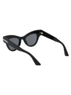Bv1004s Sunglasses Bottega Veneta Bv1004s Sunglasses - 006 BLACK BLACK SILVER