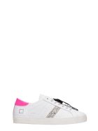 D.A.T.E. Hill Low Sneakers In White Leather D.A.T.E. Hill Low Sneakers In White Leather - white