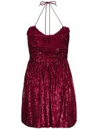 Saint Laurent Strapless Sequin Dress Saint Laurent Strapless Sequin Dress - Fuxia
