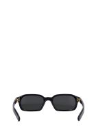 Flatlist Hanky Sunglasses In Black Pvc Flatlist Hanky Sunglasses In Black Pvc - black