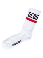 GCDS Logo Knit Socks GCDS Logo Knit Socks - White