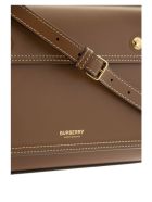 Burberry Mini Pocket Bag In Leather With Stitching Burberry Mini Pocket Bag In Leather With Stitching - Brown
