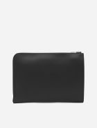 Valentino Garavani Leather Card Holder With Tone-on-tone Vltn Print Valentino Garavani Leather Card Holder With Tone-on-tone Vltn Print - Black