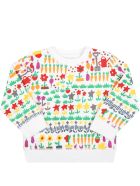Stella McCartney Kids White Tracksuit For Baby Kids Stella McCartney Kids White Tracksuit For Baby Kids - Multicolor