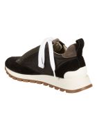 Brunello Cucinelli Classic Lace-up Sneakers Brunello Cucinelli Classic Lace-up Sneakers - Black/Grey
