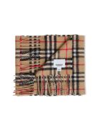 Burberry Vintage Check Cashmere Scarf Burberry Vintage Check Cashmere Scarf - Beige