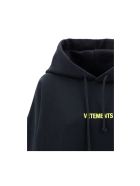 Vetements Hoodie VETEMENTS Hoodie - Black/neon yellow