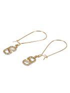 Valentino Garavani Pendant Earrings Valentino Garavani Pendant Earrings - Gold/Crystal Silver