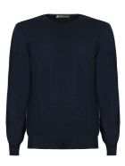 Brunello Cucinelli Blue Virgin Wool And Cashmere Sweater Brunello Cucinelli Blue Virgin Wool And Cashmere Sweater - Blu