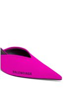 Balenciaga Pointed Mules Knife With Logo Balenciaga Pointed Mules Knife With Logo - Fuxia