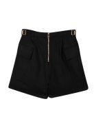 Balmain Black Bermuda Shorts Teen Balmain Black Bermuda Shorts Teen - Nero/oro