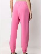 Merci Pink Cotton Jogger With Print Merci Pink Cotton Jogger With Print - Pink