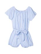 Miss Blumarine Striped Short Jumpsuit Miss Blumarine Striped Short Jumpsuit - Unico