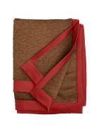 Double Mohair Plaid Midsummer Milano Double Mohair Plaid - Brown-Red