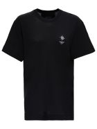 Givenchy Cotton T-shirt With Logo Print Givenchy Cotton T-shirt With Logo Print - Black
