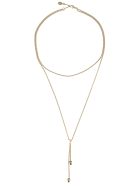 Alexander Mcqueen Double Wrap Skull Necklace Alexander McQueen Double Wrap Skull Necklace - Gold