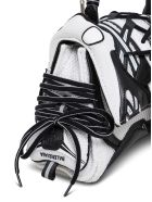 Balenciaga Fabric Sneakerhead Top Handle Crossbody Bag Balenciaga Fabric Sneakerhead Top Handle Crossbody Bag - White/black