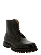 Church's Coalport 2 - Hammered Leather Lace-up Boot Church's Coalport 2 - Hammered Leather Lace-up Boot - Black