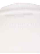Woman White Mesh Bomber Jacket Stella McCartney Woman White Mesh Bomber Jacket - Pure white