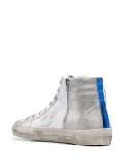 Woman White And Fuchsia Slide Sneakers Golden Goose Woman White And Fuchsia Slide Sneakers