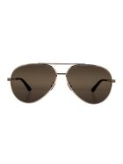 Silver And Black Classic 11 Zero Sunglasses Saint Laurent Silver And Black Classic 11 Zero Sunglasses - Blk grey