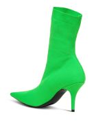Balenciaga Knife Ankle Boots With Logo Balenciaga Knife Ankle Boots With Logo - Green