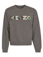 Kenzo Oversized Logo Sweatshirt Kenzo Oversized Logo Sweatshirt - Grigio