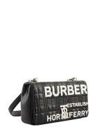 Burberry Lola - Small Horseferry Print Quilted Lola Bag Burberry Lola - Small Horseferry Print Quilted Lola Bag - Black/silver