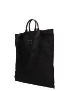 Acne Studios Tote In Black Nylon Acne Studios Tote In Black Nylon - black