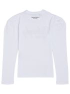 Philosophy di Lorenzo Serafini Kids Long-sleeved Cotton T-shirt With Logo Philosophy di Lorenzo Serafini Kids Long-sleeved Cotton T-shirt With Logo - White