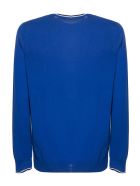 Fay Blue Cotton Jumper Fay Blue Cotton Jumper - Blu
