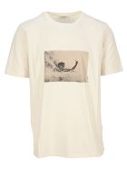Saint Laurent Surfer T-shirt Saint Laurent Surfer T-shirt - ECRU