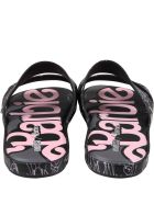 Melissa Black Sandals For Girl With Barbie Melissa Black Sandals For Girl With Barbie - Black