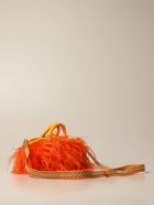 Sikuly Mini Bag Coffa Bag Piume Orange P. Sikuly With Feathers Sikuly Mini Bag Coffa Bag Piume Orange P. Sikuly With Feathers - Multicolor