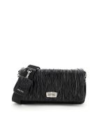 Miu Miu Quilted Shoulder Bag With Pouch Miu Miu Quilted Shoulder Bag With Pouch - Nero