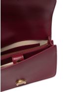Pinko Love Mini Red Leather Icon Crossbody Bag Pinko Love Mini Red Leather Icon Crossbody Bag - Red