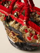 Sikuly Handbag Sacra Sikuly Coffa Bag In Fabric With Tassels Sikuly Handbag Sacra Sikuly Coffa Bag In Fabric With Tassels - Multicolor