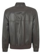 High-neck Leather Jacket Brunello Cucinelli Brunello Cucinelli High-neck Leather Jacket Brunello Cucinelli - BROWN