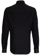 Dolce & Gabbana Black Cotton Shirt With Logo Dolce & Gabbana Black Cotton Shirt With Logo - Black
